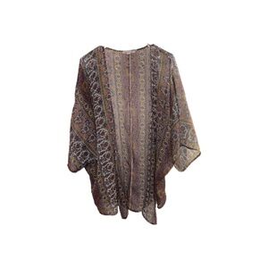 American Eagle Outfitters Bohemian Sheer Kimono Festival Ready - Medium